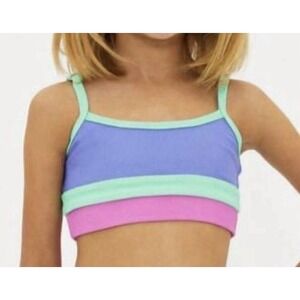 BEACH RIOT girl's high tide Bikini Top 7/8